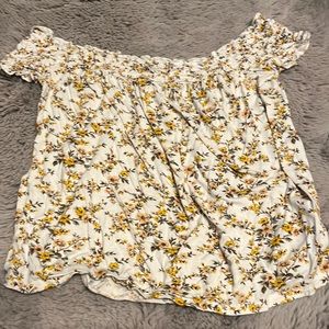 American eagle off the shoulder top